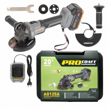 Procraft Industriual AG125A Aku brúska