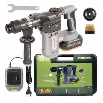 Procraft Industrial HD20A Akumulátorové vŕtacie kladivo