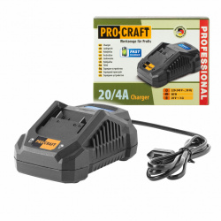 klikni pre zväčšenie Procraft 20/4A Nabíjačka pre 20V Li-ion batérie Procraft 20/4A Fast Charge