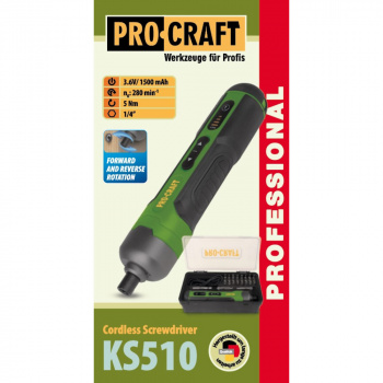 Procraft KS510 Aku skrutkovač