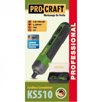 Procraft KS510 Aku skrutkovač