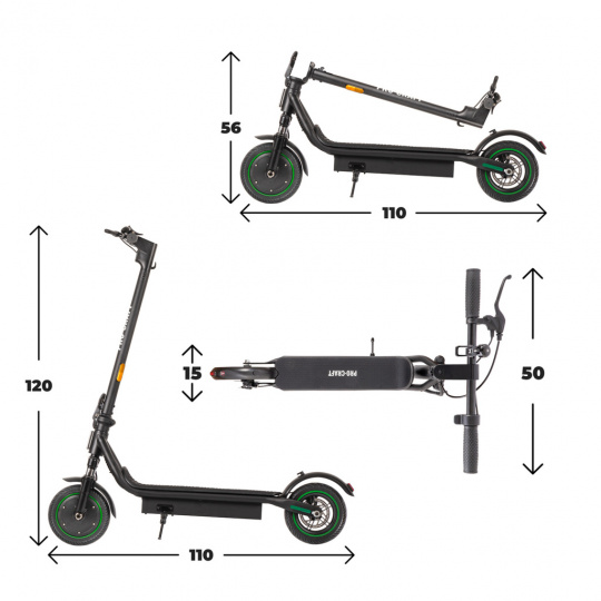 Procraft DS350S Elektrokoloběžka