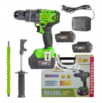 Procraft PA18BL Akumulátorový vŕtací skrutkovač