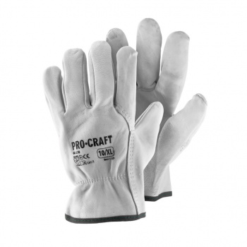 Procraft GL-L10 Pracovné rukavice celokožené, XL