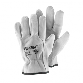 Procraft GL-L10 Pracovné rukavice celokožené, XL