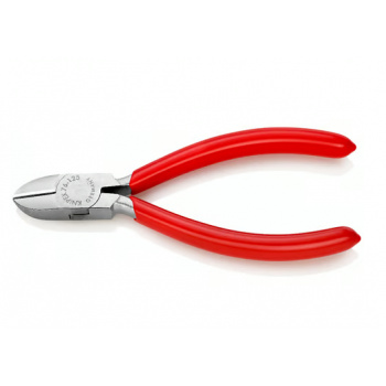 KNIPEX 7603125 Bočné cvikacie kliešte pre elektromechanikov poplastované pochrómované 125 mm