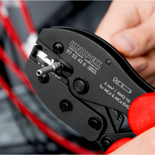 Knipex 97 52 42 6 PreciForce MC4®/MC4® EVO lisovacie kliešte