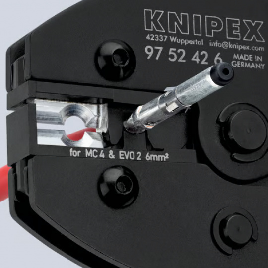 Knipex 97 52 42 6 PreciForce MC4®/MC4® EVO lisovacie kliešte