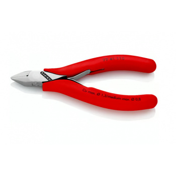 klikni pre zväčšenie KNIPEX 7741115 Kliešte štikacie bočné 115mm pre elektroniku