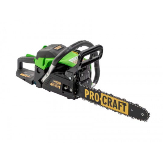 Procraft GS-52P Benzínová reťazová píla, chránič lišty, 2 vodiace lišty, 2 reťaze