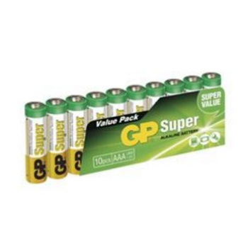 Batéria alkalická GP Super (AAA) - 10ks v balení