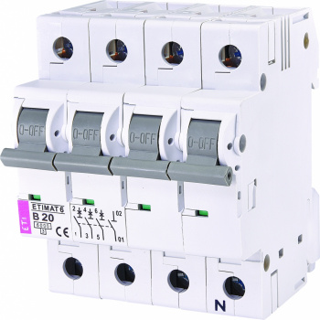 Istič ETIMAT 6 - B20/3+N (6kA) 002116517