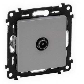 Legrand VALENA LIFE Zásuvka TV koncová hliník 753360