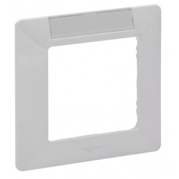Legrand Valena Life - 1-násobný rámček s držiakom štítkov (biely) 754011