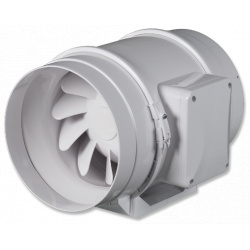 Plastový potrubný diagonálny ventilátor TT PRO 315