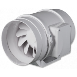 klikni pre zväčšenie Plastový potrubný diagonálny ventilátor TT PRO 160T