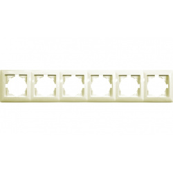 Visage IVORY - 6-násobný rámček (béžový) 01281200000147
