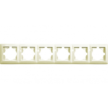 Visage IVORY - 6-násobný rámček (béžový) 01281200000147