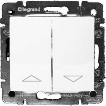 Legrand Valena - Spínač ovládania žalúzií (biely) 774404