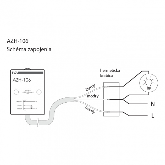 Súmrakový spínač AZH-106