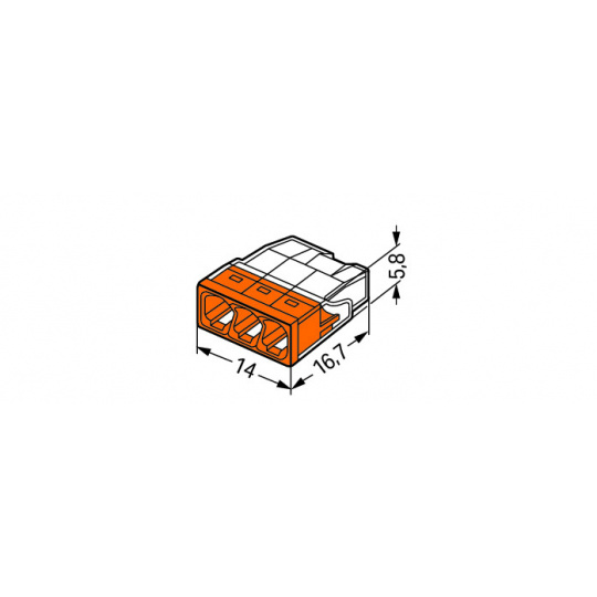 WAGO Svorka 3x0,5-2,5 mm (2273-203)