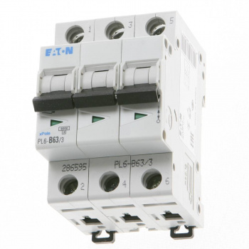 Istič EATON PL6 - B63/3 (6kA) 286595