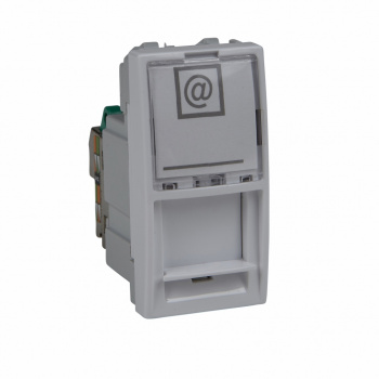 Schneider Unica MGU3.412.18 Zásuvka dátová biela 1xRJ45 5E FTP polmodul