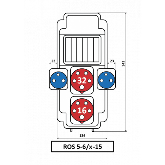 Rozvodnica ROS 5/x-15 SEZ