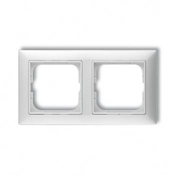 ABB Basic55 - 2-násobný rámček (biely) 1725-0-1480