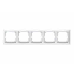 ABB Basic55 - 5-násobný rámček (biely) 1725-0-1483